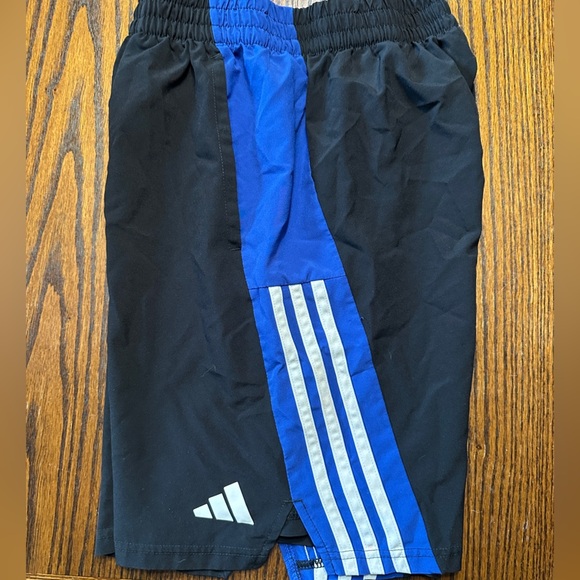 Adidas Black and Blue Sports Shorts - Picture 5 of 5